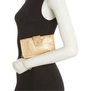 HOBO Galaxy Wristlet golden taupe Wallet NWT